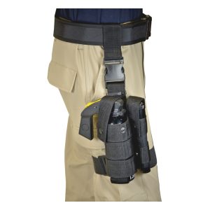 MK-9 Drop Leg Holster with Flashlight Holder