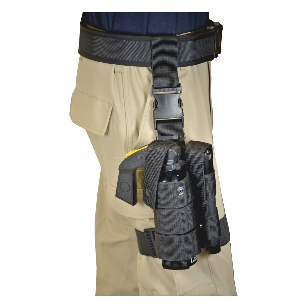 MK-9 Drop Leg Holster with Flashlight Holder