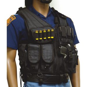 Cross Draw Tactical Vest – Universal Pistol Pouch (PTE-059) – alternate view