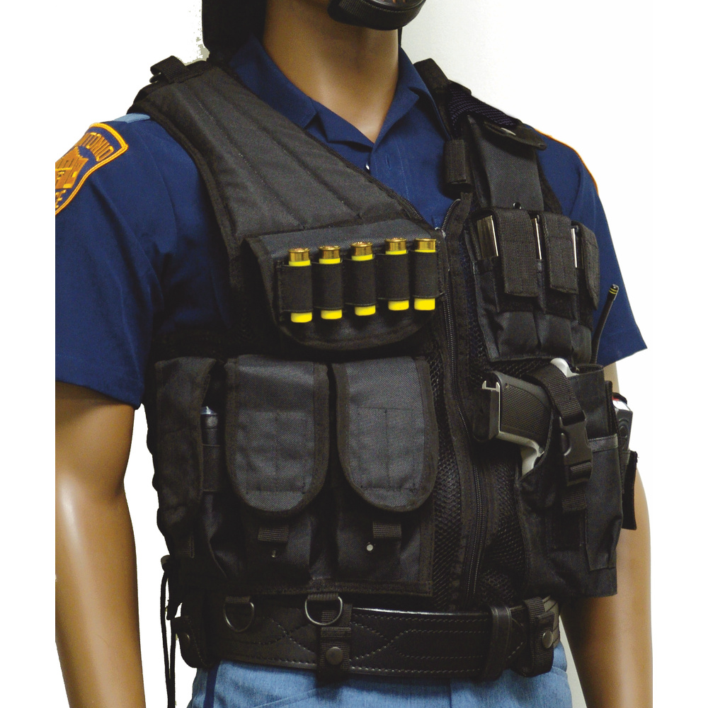 Cross Draw Tactical Vest – Universal Pistol Pouch (PTE-059) – alternate view
