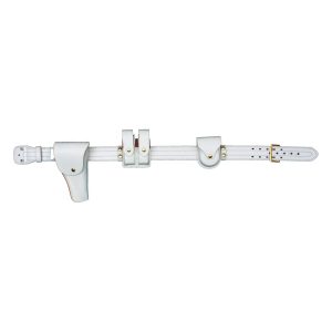 White Leather Handcuff Case