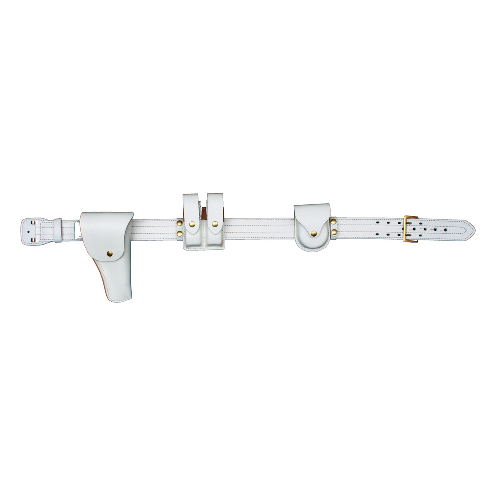 White Leather Handcuff Case